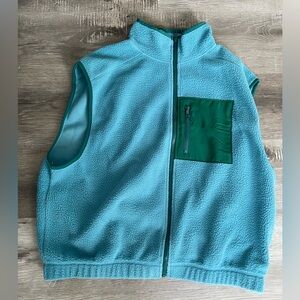 Blue Fleece Vest